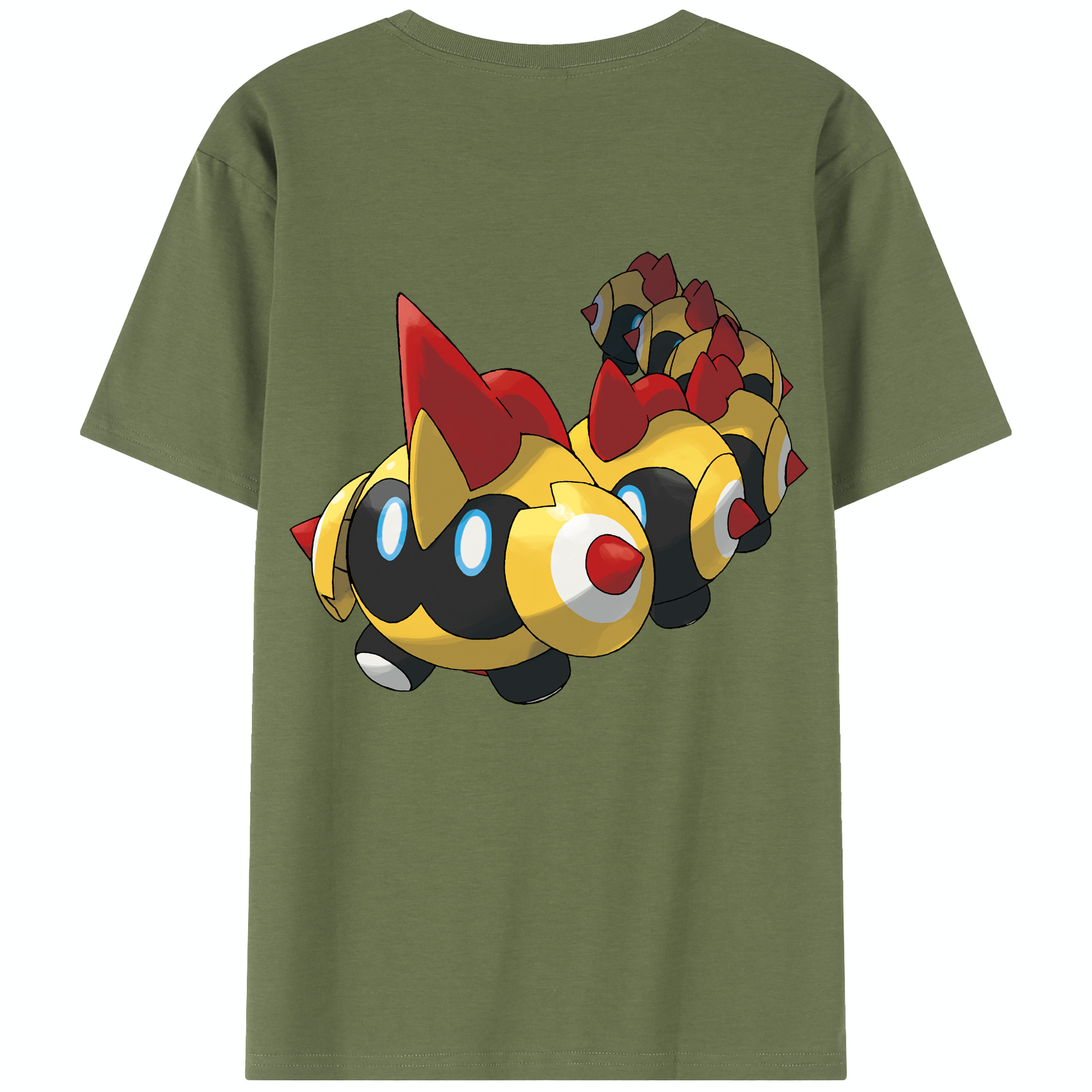 （画像用） ポケットモンスター Pokémon 綿100％半袖Tシャツ（背面プリント）